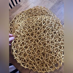 Set of 6  Straw Placemats